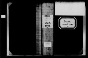 Stein, evangelische Gemeinde: Geburtenbuch 1800-1841