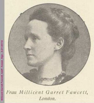 Porträt von Millicent Garrett Fawcett