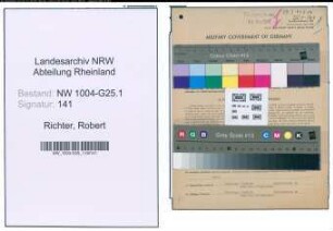 Entnazifizierung Robert Richter , geb. 04.03.1892 (Grosshaendler)