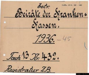 Beiräte der Krankenkassen.