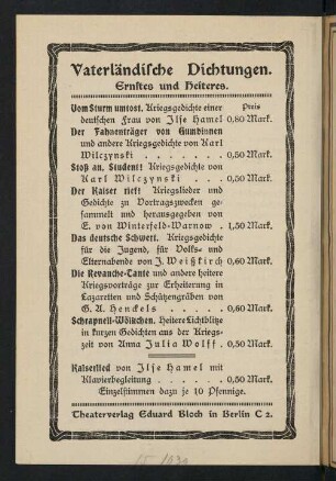 Verlagsanzeige