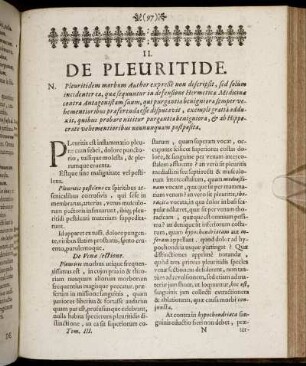 II. De Pleuritide.