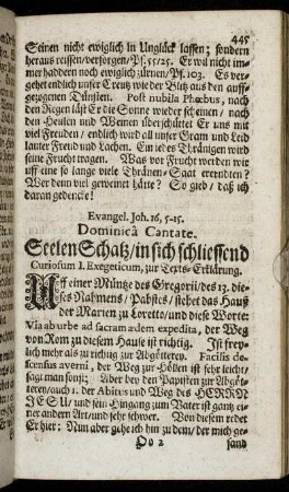 Evangel. Joh. 16, 5-15. Dominica Cantate.