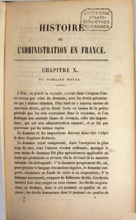 Histoire de l'administration en France et des progrès du pouvoir royal, depuis le règne de Philippe-Auguste jusqu'à la mort de Louis XIV. 2