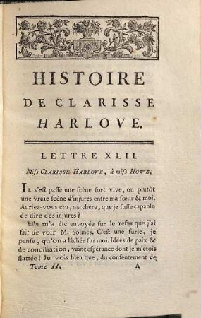 Oeuvres Choisies De L'Abbé Prévost. 20. Lettres angloises ; 2