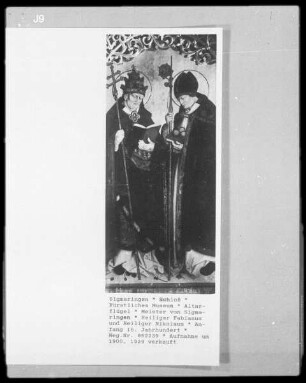 Heiliger Fabianus und heiliger Nikolaus