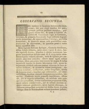 19-33, Observatio Secunda.
