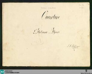 L' Italiana in Algeri. Excerpts. Arr - Don Mus.Ms. 2158 : pf
