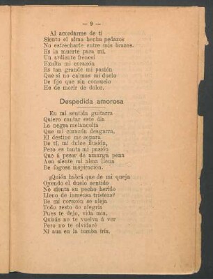 Despedida amorosa