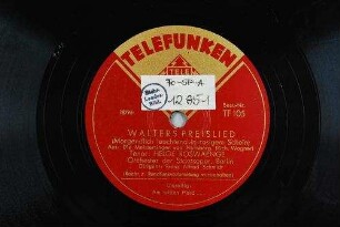 Walters Preislied (Morgendlich leuchtend in rosigem Schein) : aus: Die Meistersinger von Nürnberg / (Rich. Wagner)