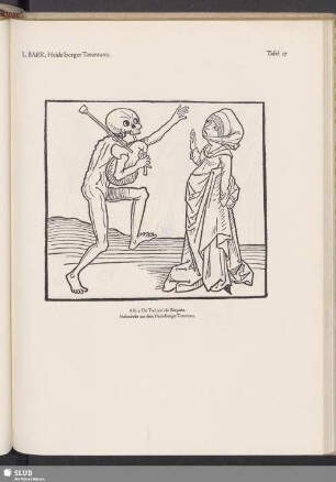 Tafel 27: L. Baehr, Heidelberger Totentanz