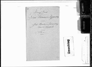 Graf Alexander: Miszellen (1829-1844)