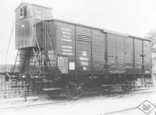 Geschlossener Güterwagen der Deutschen Reichsbahn (Orenstein und Koppel) : Technikgeschichte | Maschinenbau | Verkehrswesen | Eissenbahnwesen | Personenwagen und Güterwagen (Normalspur)