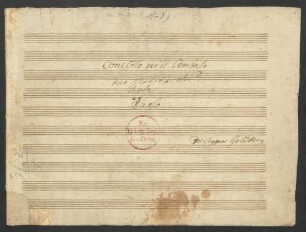 Konzerte; cemb, strings; d-Moll; DürG 16a