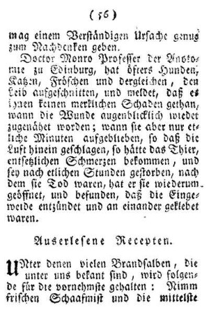 Auserlesene Recepten