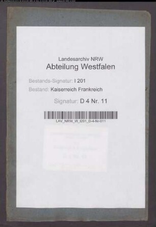 Testament des Ackermanns Johann Bernard Keuper aus Vohren.