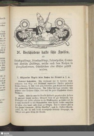 N. Verschiedene kalte süße Speisen