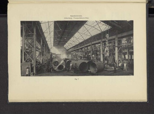 Kesselschmiede. Abtheilung: Flammrohrkesselbau.