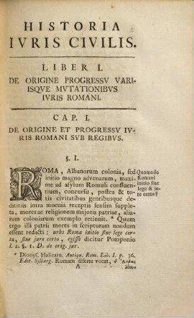 Historia Ivris Civilis Romani Ac Germanici