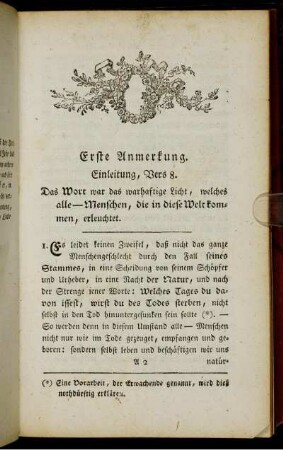 Erste Anmerkung. Einleitung, Vers 8. - Elfte Anmerkung. Absch. 3, 6.