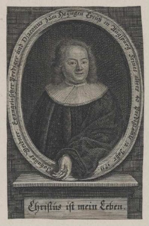 Bildnis des Johannes Weidner