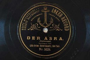Der Asra / (Rubinstein)
