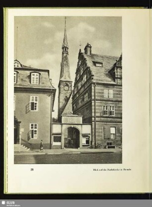 Blick auf die Marktkirche in Hameln