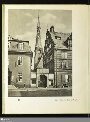 Blick auf die Marktkirche in Hameln