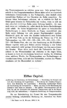 Elftes Capitel