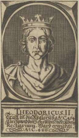 Bildnis des Königs Theodoricus II. von Spanien