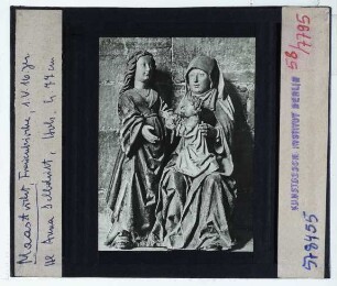 unbekannt, Anna Selbdritt : Holzskulptur in der Liebfrauenbasilika