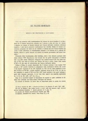 Sul Toluene Bromurato
