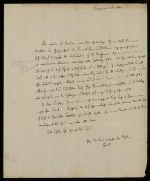 23: Brief von Gustav Friedrich Haenel an Gustav Hugo, Leipzig, 11.12.1842