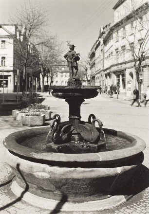Weimar, Gänsemännchenbrunnen, Schillerstraße