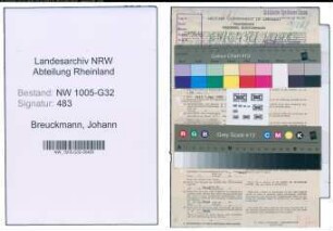 Entnazifizierung Johann Breuckmann , geb. 17.09.1895 (Beamter)