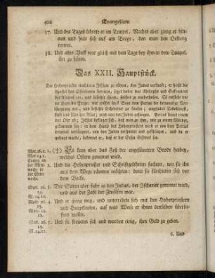 402-422, Das XXII. Hauptstück - Das XXIV. Hauptstück