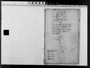 Inventar über die Silberkammer der Landgräfin Marie Luise Albertine (Auszug aus dem Haupt-Inventar)
