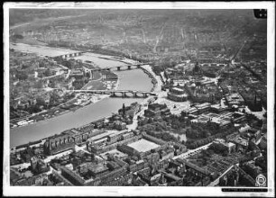 Dresden, Blick auf die Altstadt, Luftbild