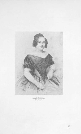 Auguste Fehringer. Erste Sängerin