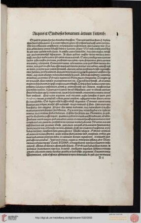 Aequis et Studiosis bonarum artium Lectoribus