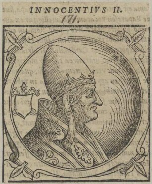 Bildnis von Papst Innocentius II.