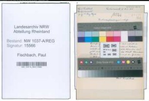 Entnazifizierung Paul Fischbach , geb. 21.03.1914 ()