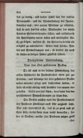Dreyzehente Unterredung.