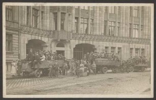 Ansichtskarte Personentransport, Askanischer Platz
