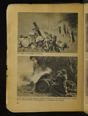 Zu den schweren Waffen gehören die leichten und schweren Infateriegeschütze [...]