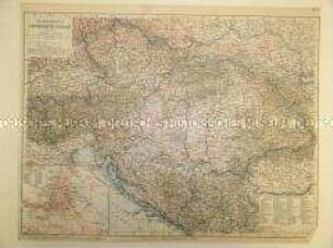 Eisenbahnkarte von Österreich-Ungarn