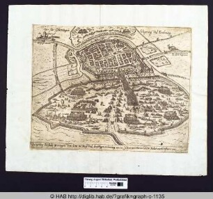 Belagerung der Stadt Grüningen Von dem 21 May Und derselbigen eroberung am 12. July 1594