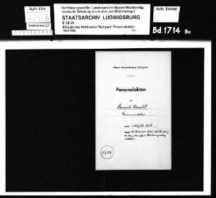 Arnold, Heinrich (*09.12.1902); Kammermusiker; ausgesch.: 1945