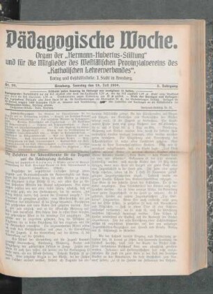 ¬Die¬ Gefahren der Schundliteratur für die Jugend und die Bekämpfung derselben : (Schluß)