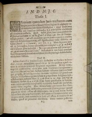 Thesis I. - Thes. XLIIX.